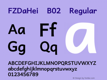 FZDaHei-B02