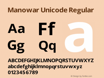 Manowar Unicode