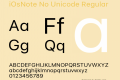 iOsNote No Unicode