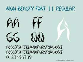 Mon Beauty Font 11