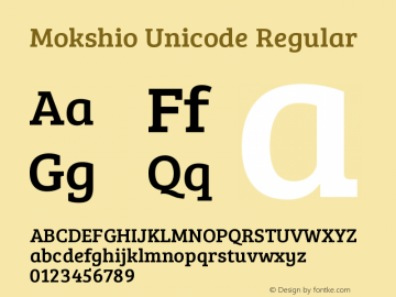 Mokshio Unicode