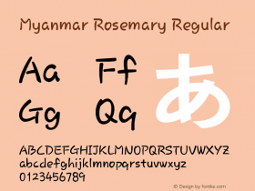 Myanmar Rosemary