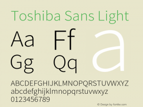 Toshiba Sans