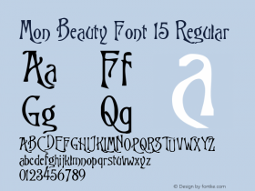 Mon Beauty Font 15