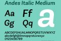 Andes Italic