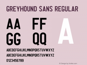 Greyhound Sans