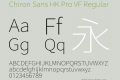 Chiron Sans HK Pro VF