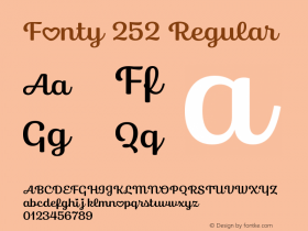 Fonty 252