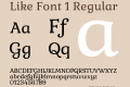 Like Font 1