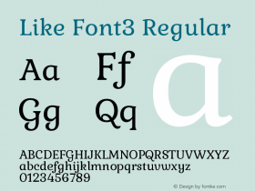 Like Font3