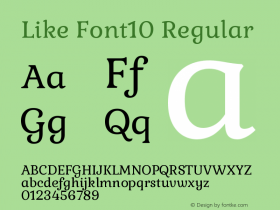 Like Font10