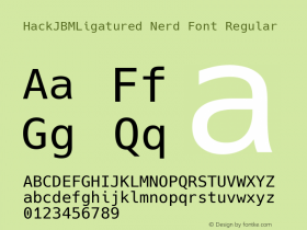 HackJBMLigatured Nerd Font