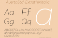 ☞AvertaStd-ExtrathinItalic