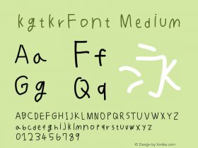 kgtkrFont