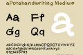 aPotahandwriting