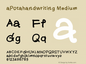 aPotahandwriting