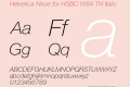 Helvetica Neue for HSBC W84 ThI