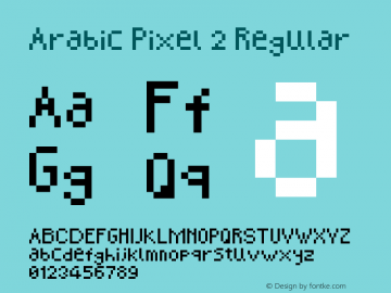 Arabic Pixel 2