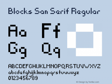 Blocks San Serif