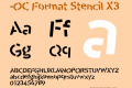 -OC Format Stencil