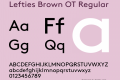 Lefties Brown OT