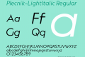 Plecnik-LightItalic