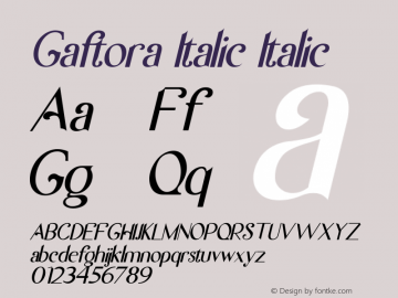 Gaftora Italic