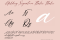 Golding Signature Italic