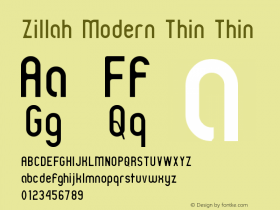 Zillah Modern Thin