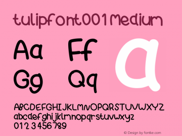 tulipfont001