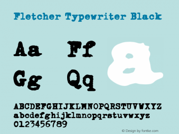 Fletcher Typewriter