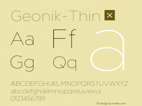 Geonik-Thin