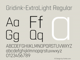 Gridink-ExtraLight