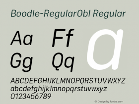 Boodle-RegularObl