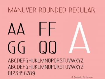 Manuver Rounded