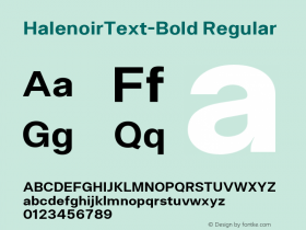 HalenoirText-Bold