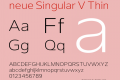 neue Singular V