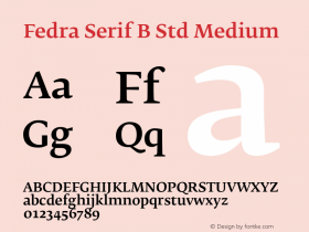 Fedra Serif B Std