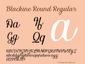 Blackine Round