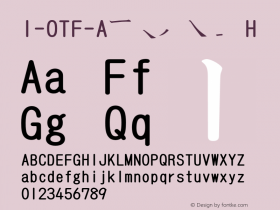 I-OTF-A筆順低学教