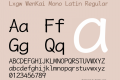 Lxgw WenKai Mono Latin