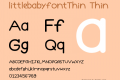 littlebabyfontthin