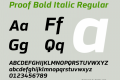 Proof Bold Italic