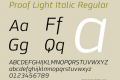 Proof Light Italic