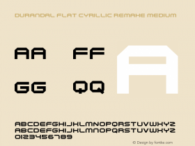 Durandal Flat Cyrillic Remake