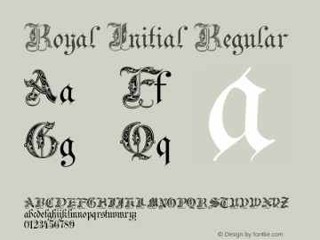 Royal Initial