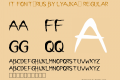 it font(RUS BY LYAJKA)