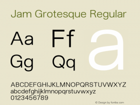 Jam Grotesque