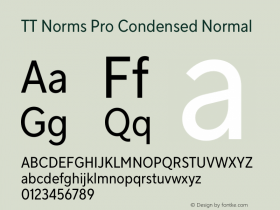 TT Norms Pro Condensed