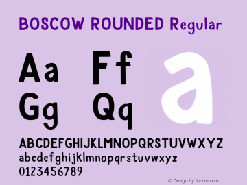 BOSCOW ROUNDED